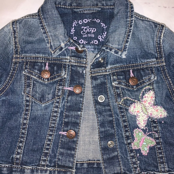 Toddler girl denim jacket - Picture 2 of 4